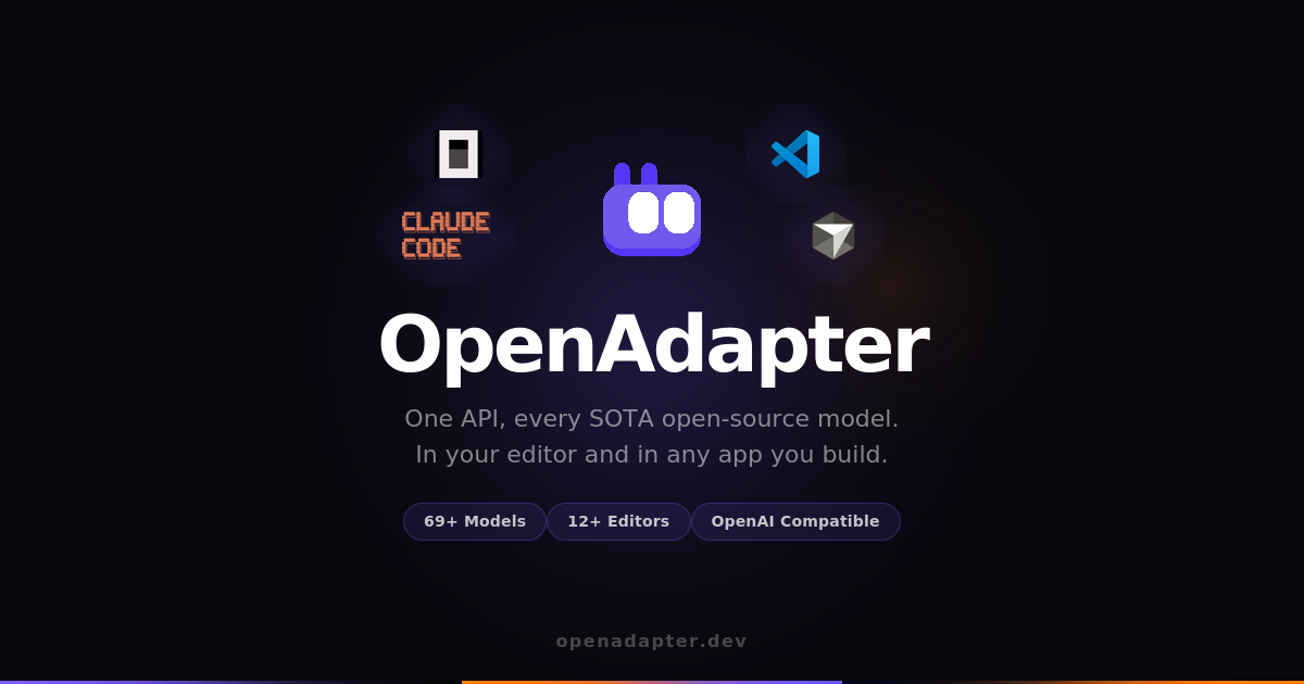 Open Adapter Options OpenAdapter — The AI Subscription Developers Must Have